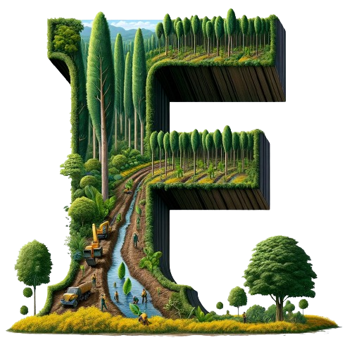 DALL_E_2024-02-10_14.32.13_-_A_large_capital_letter__F__with_an_image_of_reforestation_depicted_within_it._The_letter__F__should_be_clear_and_distinct__filled_with_images_of_young-removebg-preview
